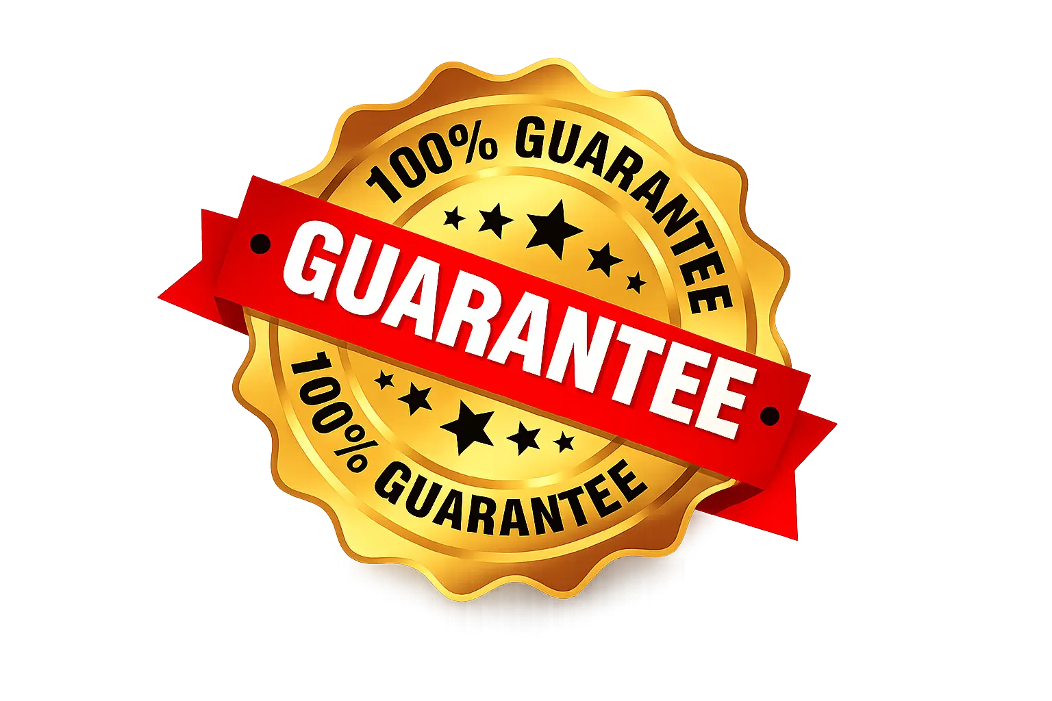 100% Money-Back Guarantee Seal